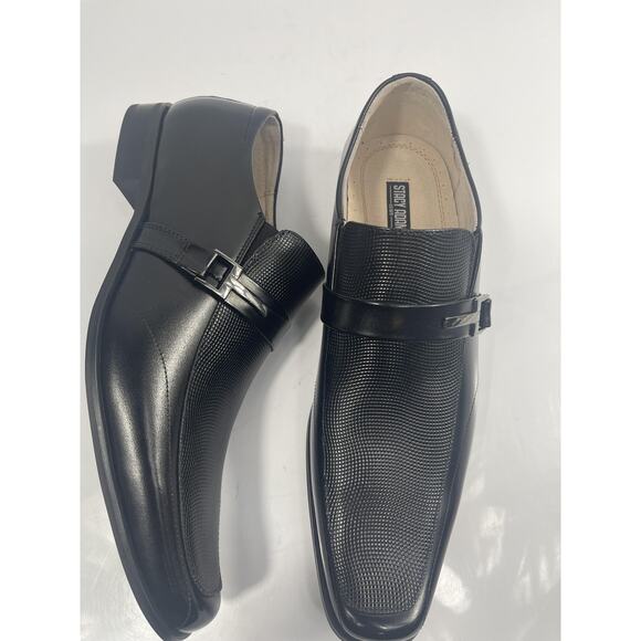 Stacy Adams Beau Shoes Mens Size 12 Black Slip On Monk Strap Dress New Box main image 14